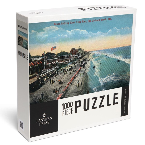Lantern Press 1000 Piece Jigsaw Puzzle, Old Orchard Beach, Maine,