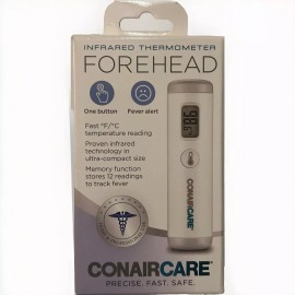 CONAIRCARE Infrared Forehead Thermometer - One Button Fever Detection - Accurate