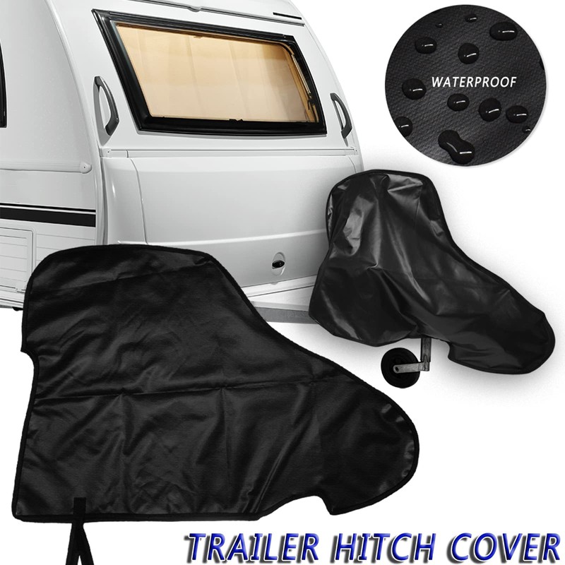 Caravan Towing Hitch Cover, Drawbar Cover for Trailers and Caravans,