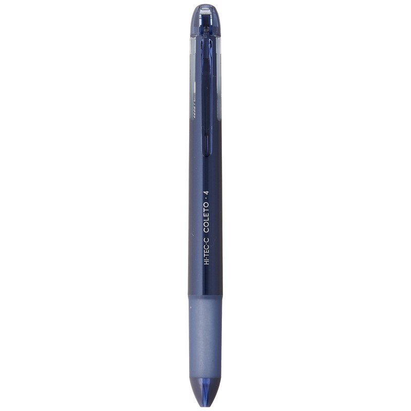 PILOT Multi-Pen Body, Hi-Tec-C Coleto, For 4 Colors, Navy Body