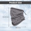 yotutun Men's Winter Thermal Neck Tube with Drawstring Fleece Neck