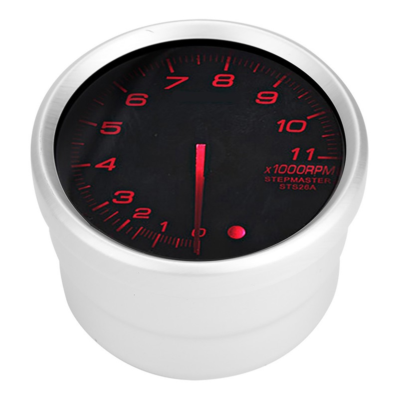 12 V 80mm 3.75in Tachometer Modified LED 11000 RPM Speed