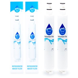 2-Pack Replacement for Whirlpool ET9FHTXMQ01 Refrigerator Water Filter - Compatible with Whirlpool 4396701 Fridge Water Filter Cartridge