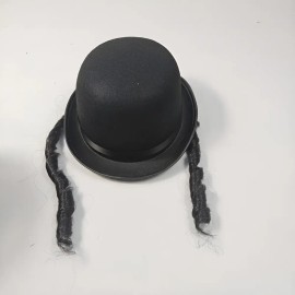 / Sombrero For Disfraz De Rabino Judío Estadounidense,