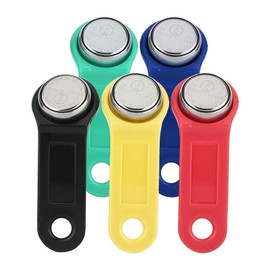 BORDSTRACT iButton, 5pcs Rewritable RFID TM Card Set iButton Touch Memory Key IB Tags