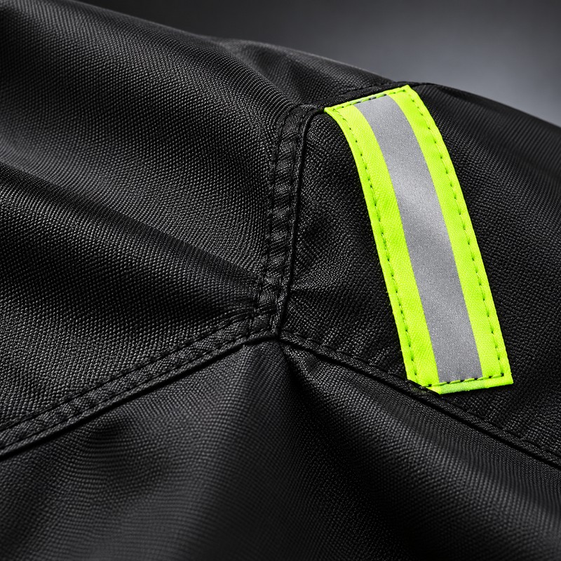 420D Universal Motorcycle Cover with UV and Weather Protection, Black,