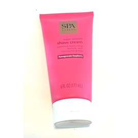 Spa Luxury super smooth shave cream advanced moisturizing formula with shea butter & Aloe pomegranite Raspberry 6 FL OZ (177 mL) tube