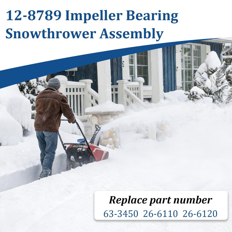 12-8789 Snowthrower Bearing Assembly Compatible with Toro Impeller Bearing