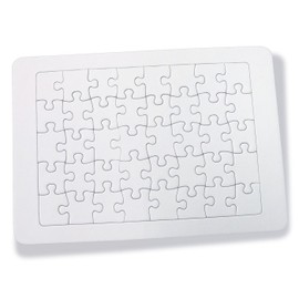 kdc Plain White Puzzle A5 Normal Piece 40P