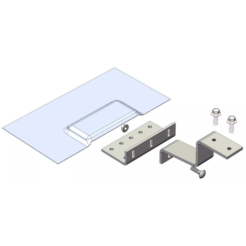 Magerack Top Mount Tile Hook Bracket w Flashing Solar Panel