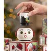 Bethany Lowe Vintage Surprised Snowman Container 4.25" TF3276