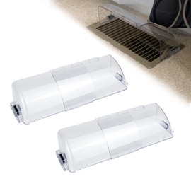 LBG Products Air Deflectors for Vents,Sidewall and Ceiling Registers 10" to 14" Wide,Adjustable Magnetic AC Vent Deflector,2 Pack