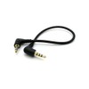 KONTONTY Stereo Audio Jack Cable Long Double Elbow Male to