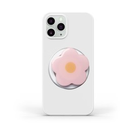 Cute Flower Series Collapsible Design Phone Grip (Magnetic, Pink)