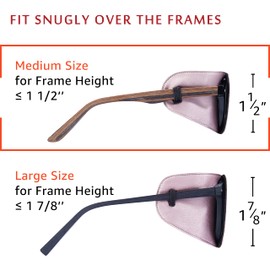 Astropic Silk Eye Patch for Adults Kids Glasses to Cover Either Eye (Medium, Dusty Rose Pink)