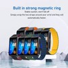 Silicone Magnetic Watch Band Adjustable Quick Release Flexible Sweatproof Comfortable