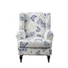 NILUOH Wing Chair Slipcovers 2 Pieces Stretch Spandex Wingback Chair