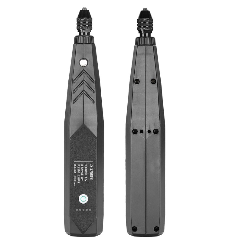 Electric Grinder Small Handheld Grinding Machine Carving Tool Black