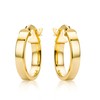 Miore 9ct Yellow Gold Plain Creole MSIL931E