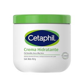 CETAPHIL Crema Hidratante 1 pz 453 g Restablece la Barrera Natural de la Piel en 1 Semana Recomendada por Dermatlogos para Piel Sensible              