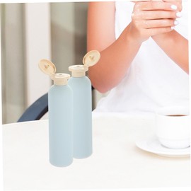 IWOWHERO 4pcs Refillable Lotion and Shampoo Dispenser Bottles Containers with for Home Travel Shower and Bathroom Use Leak-resistant Design