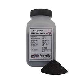 250g Potassium Permanganate I 99% Pure | 50g 100g 250g Pots | High Purity | Very Fine Grade | Purple Crystals | 250g Screw Cap