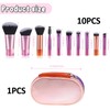 10 Pcs Travel Makeup Brushes – Mini Makeup Brushes for