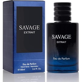 Savage Extrait Eau De Parfum for Men Top Notes of Grapefruit & Heady Spices Base Notes of Lavender Essence & Rich Wood Cologne for Everyday Wear, Work Days, Romantic Date Elegant 100ml Bottle