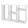 Whitmor Clip & Cube 5-Piece Organizer, White