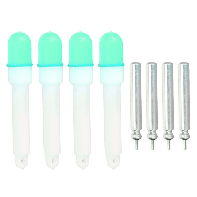 4PCS Fishing Glow Sticks High Visibility Night Fishing Float Tail