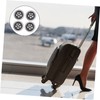 TEHAUX Roller Bag Replacement Wheels 4pcs 100mm Suitcase Caster Wheels