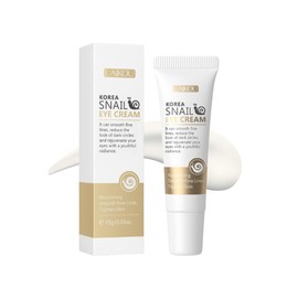 Anti-Falten-Augencreme für Augenringe und Taschen – Behandlung mit Schneckenschleim mit Natriumhyaluronat und Niacinamid – feuchtigkeitsspendende und ermüdende Anti-Aging-Behandlung für Damen und