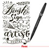 Pentel Arts Brush Sign Pen Artist Wallet of 12 Assorted