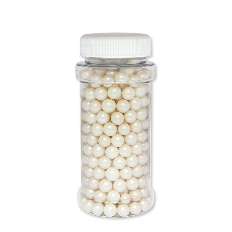 PME Large Sugar Pearls White 90 g