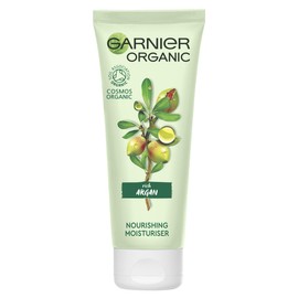 SkinActive Face Garnier Organic Argan Nourishing Daily Face Moisturiser Day Cream for Dry and Sensitive Skin, Aloe Vera,s 50 ml