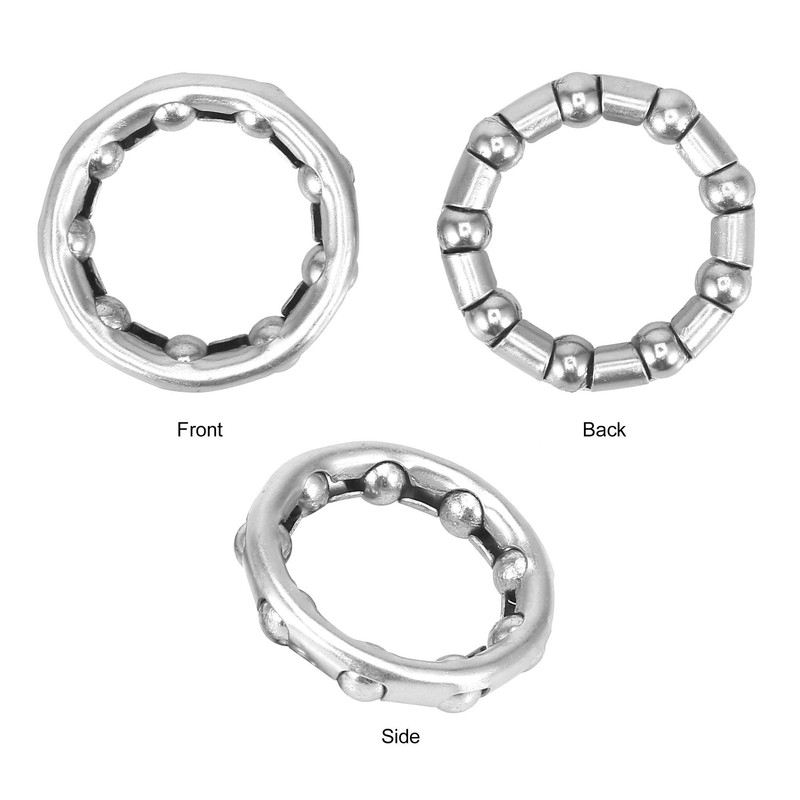 X AUTOHAUX 2pcs 44.5mm x 9 Bicycle Ball Bearings Crank