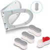 Bidet Toilet Seat Bumpers With Strong Buffer and Adhesive Function