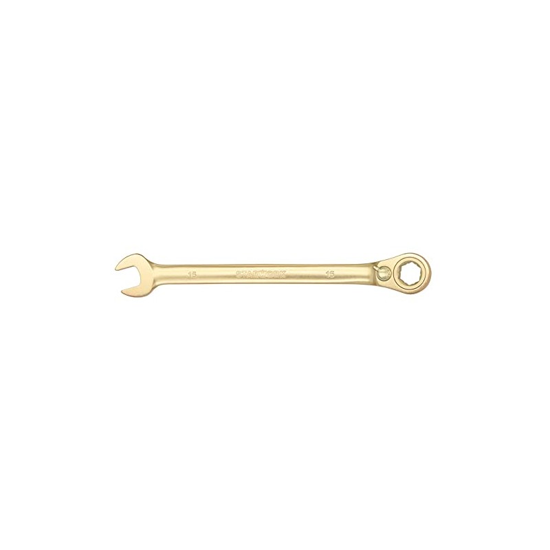 STARWORK GPlating™ Reversible Ratcheting Combination Wrench (15mm)