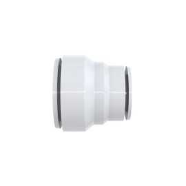 Keeney 96IPK Insta-Plumb 1-1/4 in. Plastic Push-to-Connect Trap Adapter, White