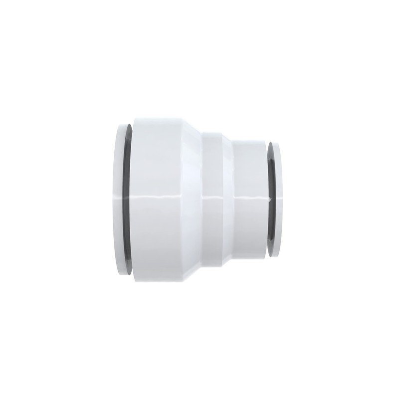 Keeney 96IPK Insta-Plumb 1-1/4 in. Plastic Push-to-Connect Trap Adapter, White