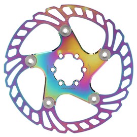Bike Disc Brake Rotors 6 Nails Cycling Accessory for Mountain Bicycle Plating Color180MM