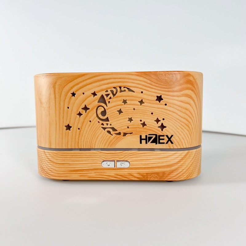 HZEX Pods Colorful Flame Aromatherapy Diffuser, 200ml Essential Oils Mist