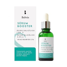 Belvès Booster - Serum Anti-Acne: Ácido Salicílico 1.5% + Ácido Glicólico 3.5% + Niacinamida 2%