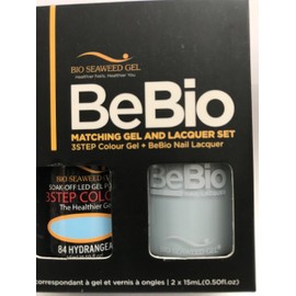 BIO SEAWEED BEBIO matching gel and lacquer set hydrangea #84 .5floz