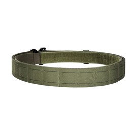 Tasmanian Tiger TT Modular Belt Set Flat 43 mm Cobra Belt Equipment and Service Belt with Laser Cut Molle Including Inner Belt (S, Olive)