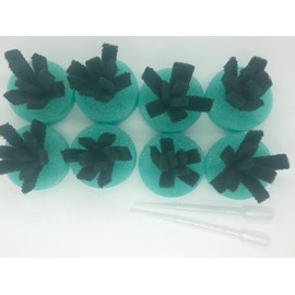 [Japanese Brand] HIMARISUN Eggs Can Be Removed, Jagged Legs Spawning Floor, 8 Pieces (Green), Easy to Tangle, Spawning Area Increased