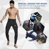 MEETYOO Leggings Uomo, Calzamaglie Sportive Pantaloni Fitness Compressione Baselayer per