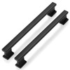 Probrico 5 Pack Matte Black Kitchen Cabinet Pulls 6.3 Inch