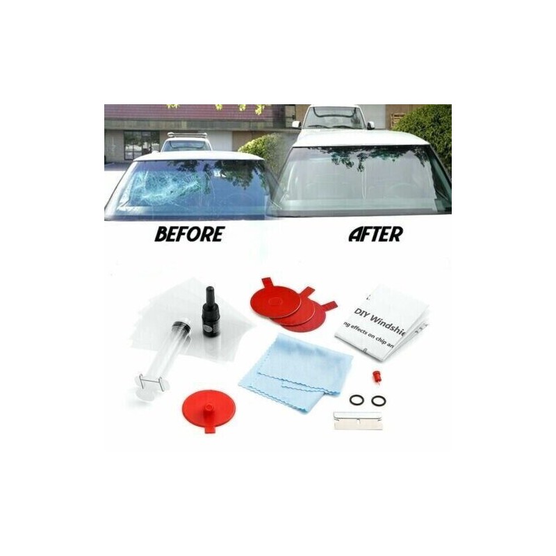 Windscreen Windshield Repair Tool Set DIY Car Kit Wind Glass