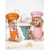 IAGBIBUI Kids Apron and Chef Hat Set, 24 Pieces Boys